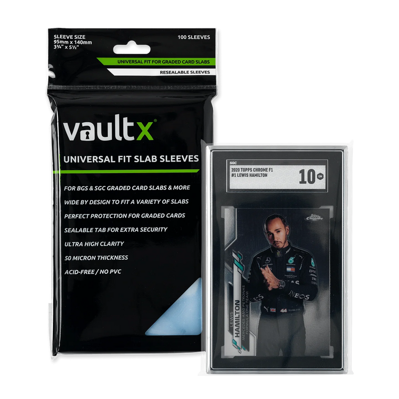 Vaultx- Universal Fit Slab Sleeves - 100 Count