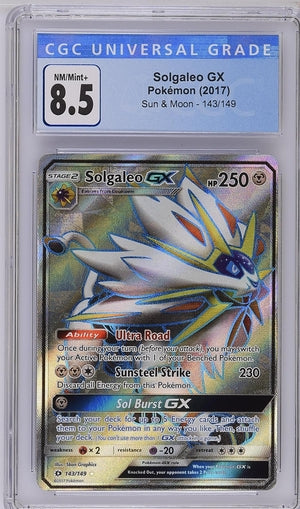 Solgaleo GX (143/149) [Sun & Moon: Base Set] {Graded}