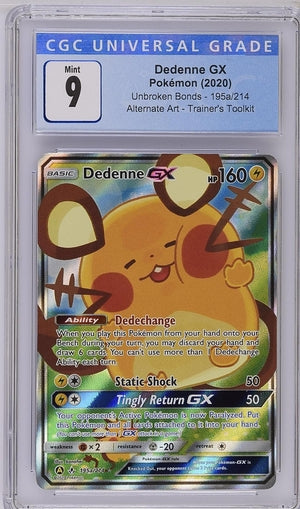 Dedenne GX (195a/214) [Sun & Moon: Unbroken Bonds] {Graded}