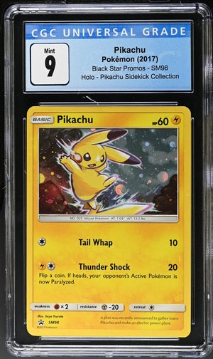 Pikachu (SM98) [Black Star Promos] {Graded}