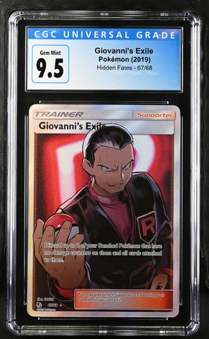 Giovanni's Exile (67/68) [Sun & Moon: Hidden Fates] {Graded}