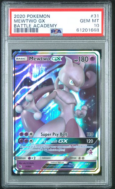 Mewtwo GX (31/68) (Mewtwo Deck) [Battle Academy 2020] {Graded}