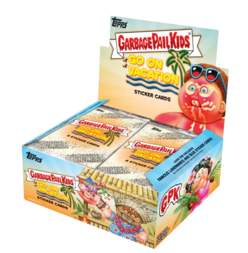 Garbage Pail Kids: Goes on Vacation sticker cards