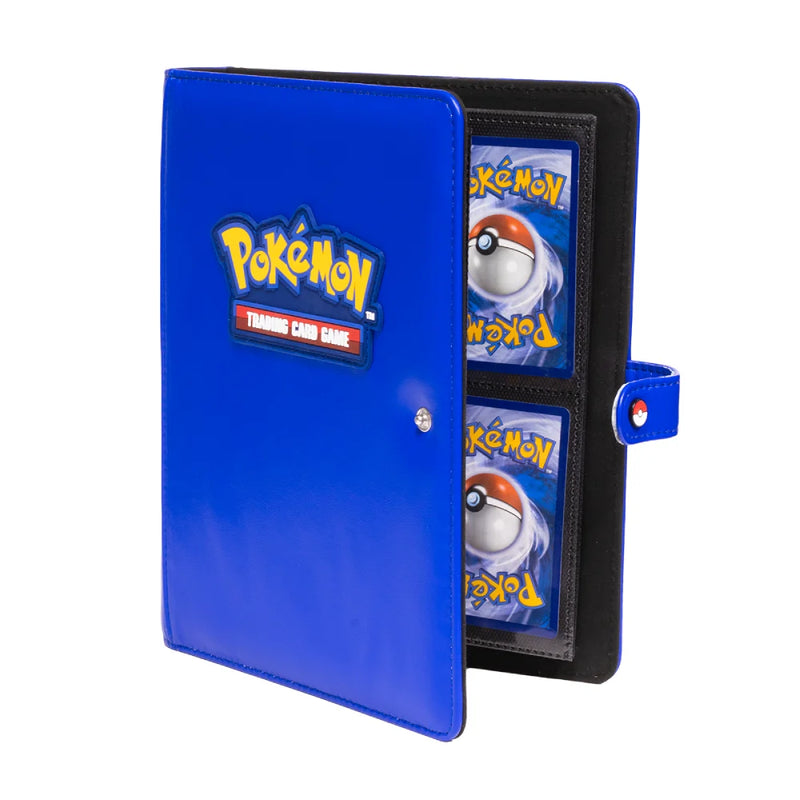 Premium Blue 4-Pocket Snap Binder for Pokémon