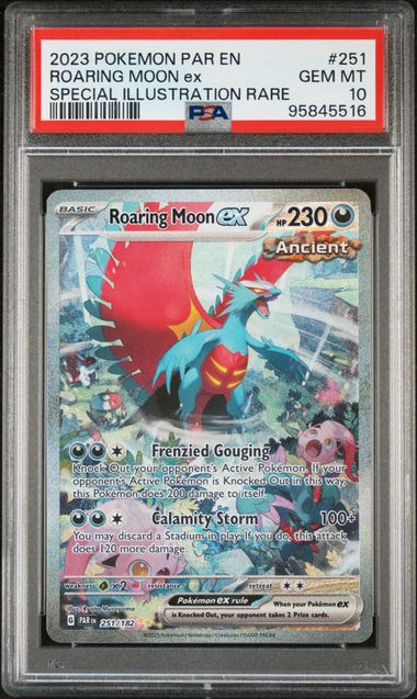 Roaring Moon ex (251/182) [Scarlet & Violet: Paradox Rift] {Graded}